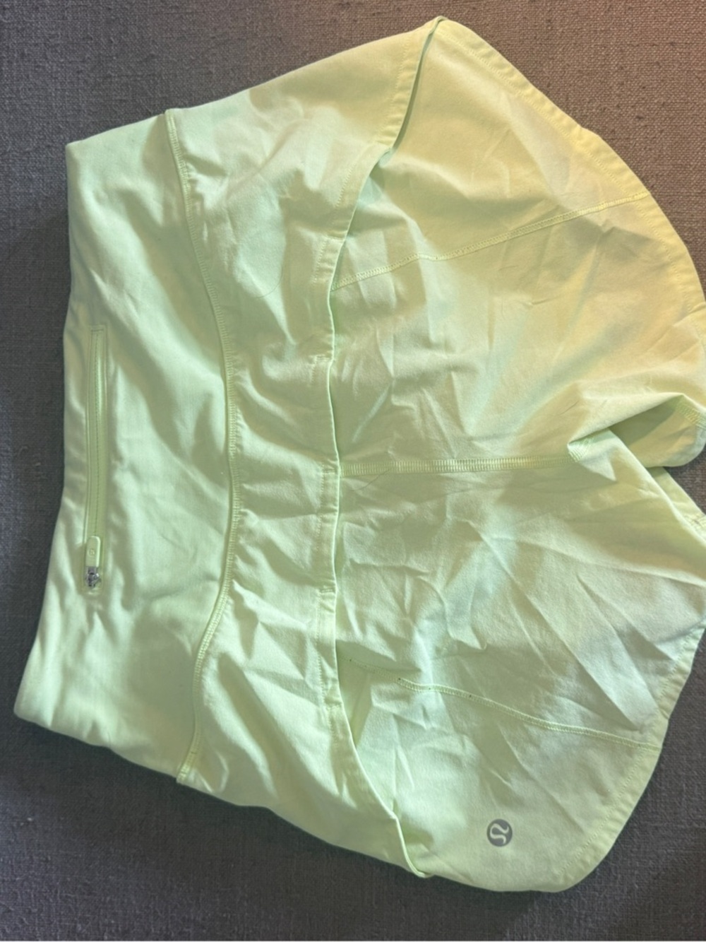 lululemon athletica Light Green Athletic Shorts
